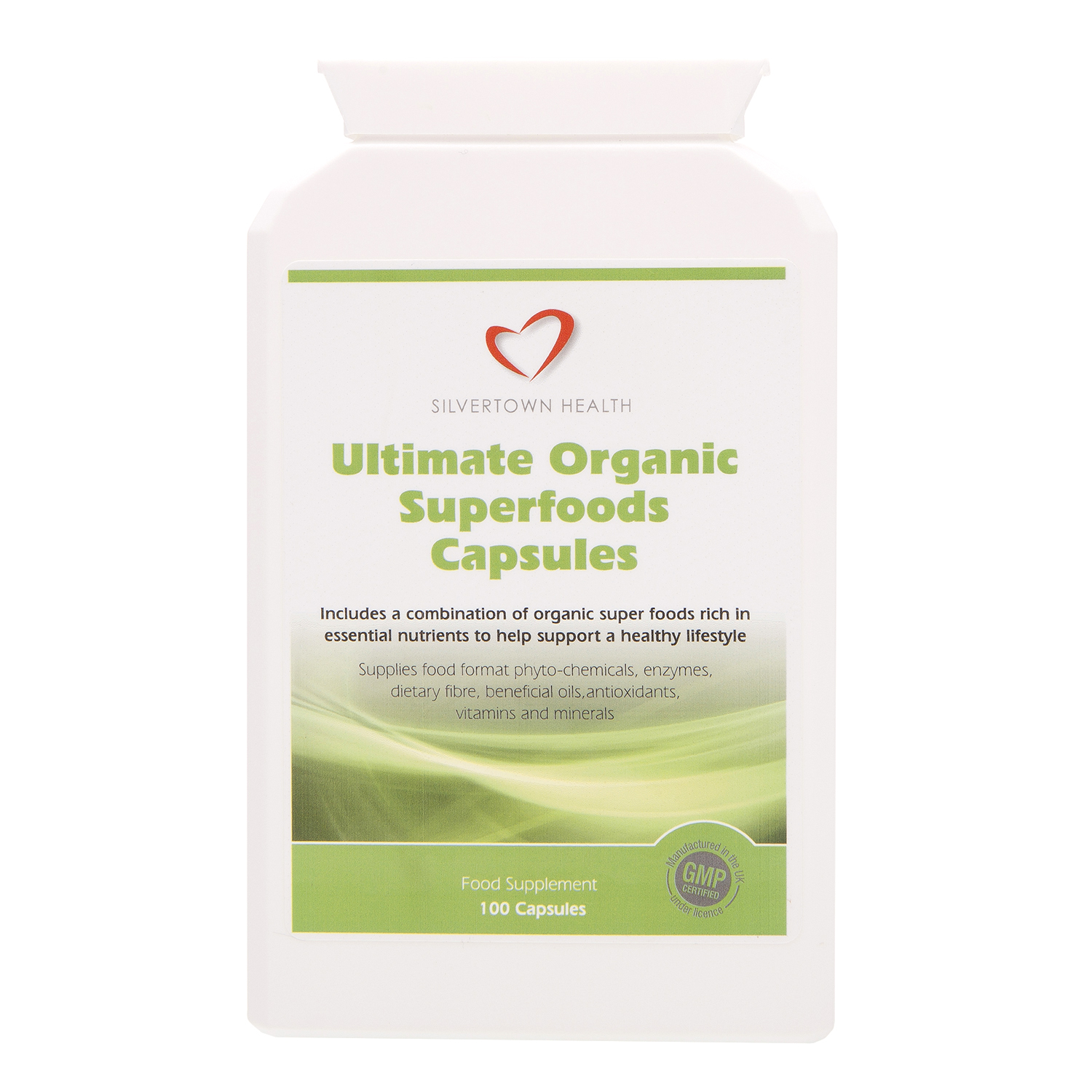 Ultimate Organic Superfoods Capsules - 100 Capsules